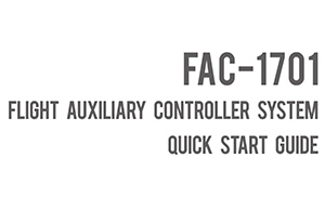 20220201-FAC-1701 Flight auxiliary controller system quick syart guide