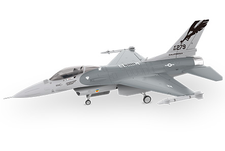 HSDJETS J-F16 Foam Turbine Gray