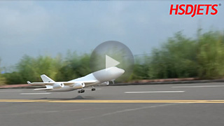 HSDJETS黄赛航空2800mm波音747视频